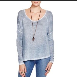 Awesome FREE PEOPLE Macchiato Top in Sapphire - XS